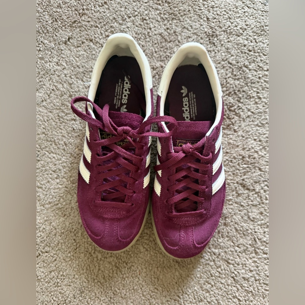 Adidas Women's Maroon Handball Spezial Sneaker